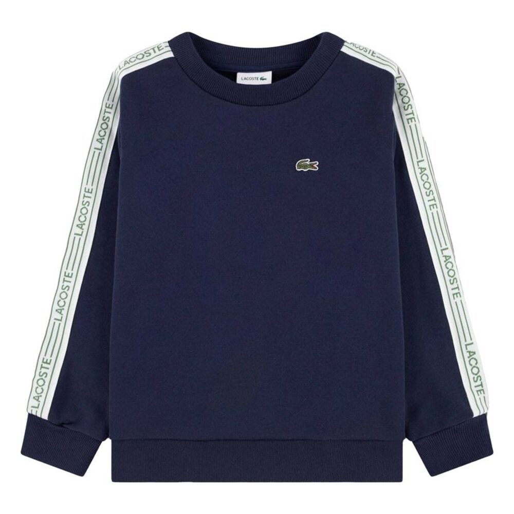 Lacoste Childrens/Kids Embroidered Logo Crew Neck Sweatshirt / Marine Blue
